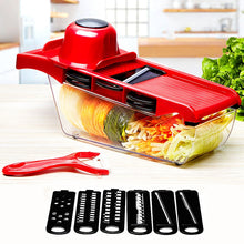 Load image into Gallery viewer, 10pcs/set Vegetable Fruit Cutter Stainless Steel Mandoline Manual Potato Slicer  Onion Peeler Carrot Grater Dicer Kitchen Tools
