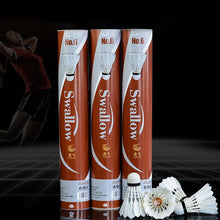 Load image into Gallery viewer, 12 Pcs / Lot Badminton Goose Down Badminton Ball Shuttlecock Outdoor Sports Fitness Accessories
