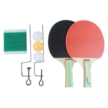 Load image into Gallery viewer, Ping Pong Portable Set 2020 Table Tennis Retractable Net Training Robot Rubber Film Professional Red Ping Pong Accessories Set
