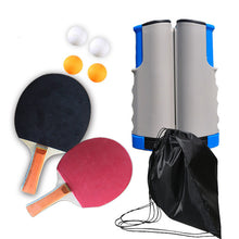 Load image into Gallery viewer, Retractable Table Tennis Net Table Grid Plastic Strong Mesh Portable Net Kit Net Rack Replace Kit For Ping Pong Playing
